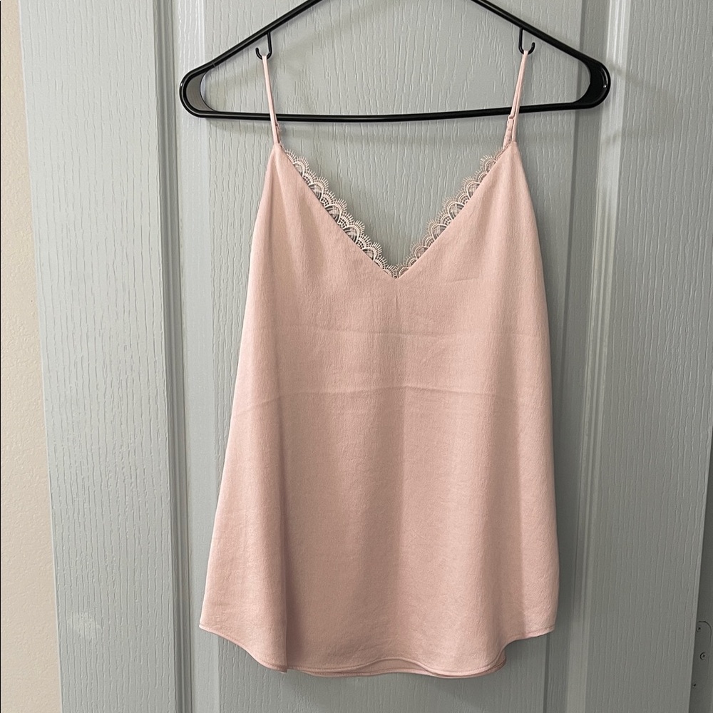 Express Blush Lace Trim Camisole